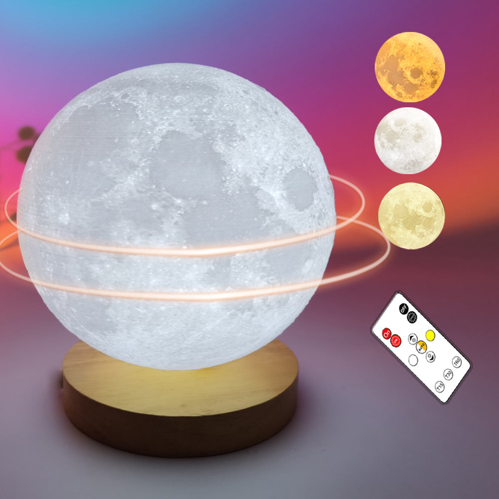 Moon Lamp Intelligent Voice Rotating Suspended