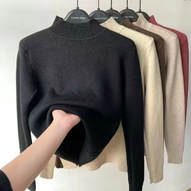 Suéter de cuello alto para mujer Otoño Invierno