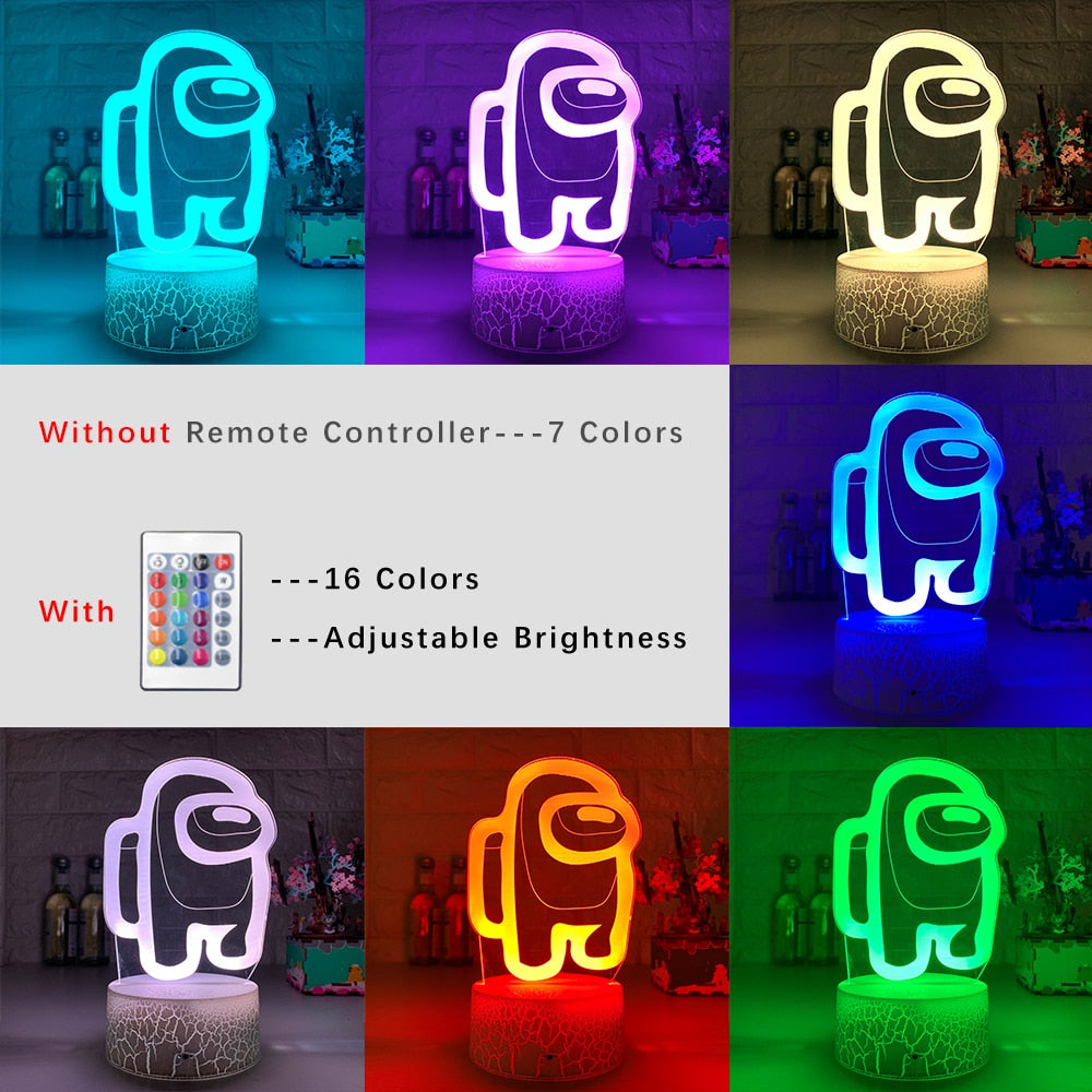 Among us Game Lamp