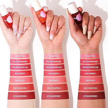 Bayfree Lip Tint Stain Set, Lip Stain, Long Lasting, Waterproof
