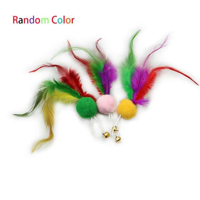 Cat Toys - Interactive Feather and Ball