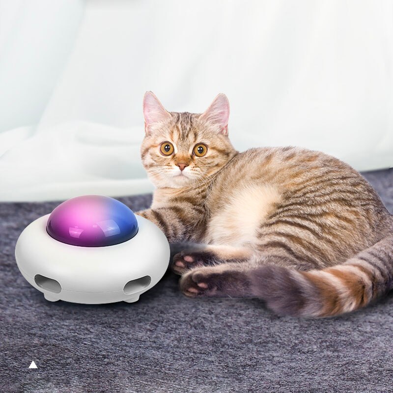 Electric Cat Feather Teaser & Floor Cleaner