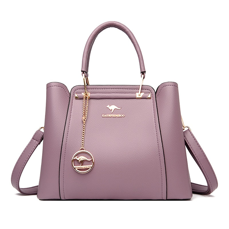 Bolso de mano de cuero australiano