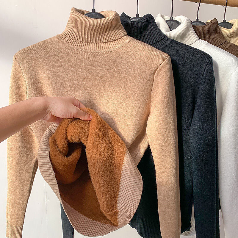 Suéter de cuello alto para mujer Otoño Invierno