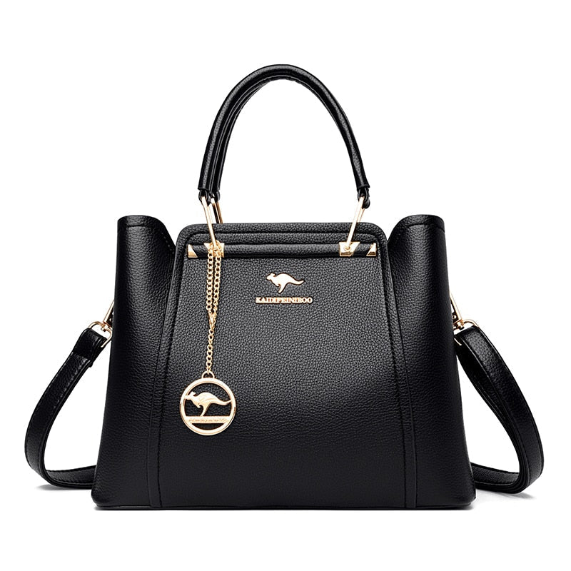 Bolso de mano de cuero australiano