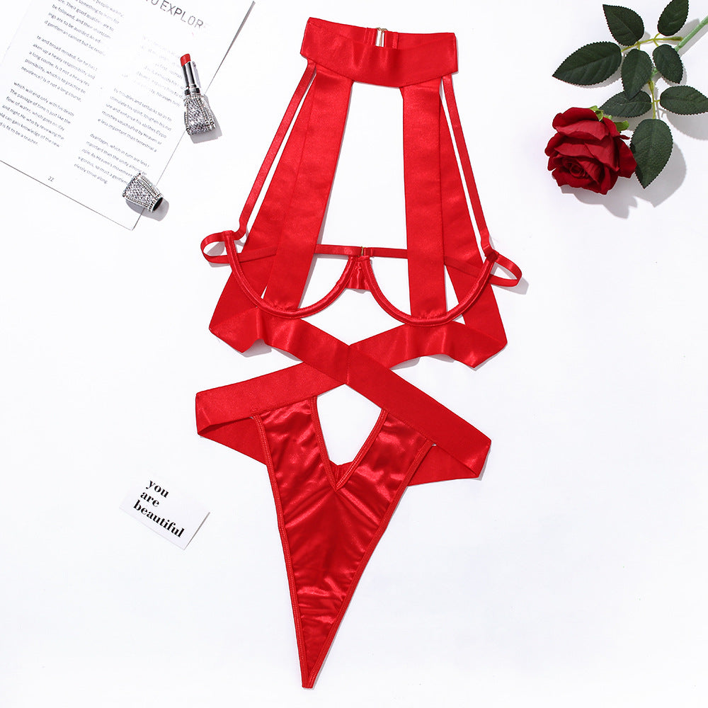 Women's Bandage Black Strap Lingerie