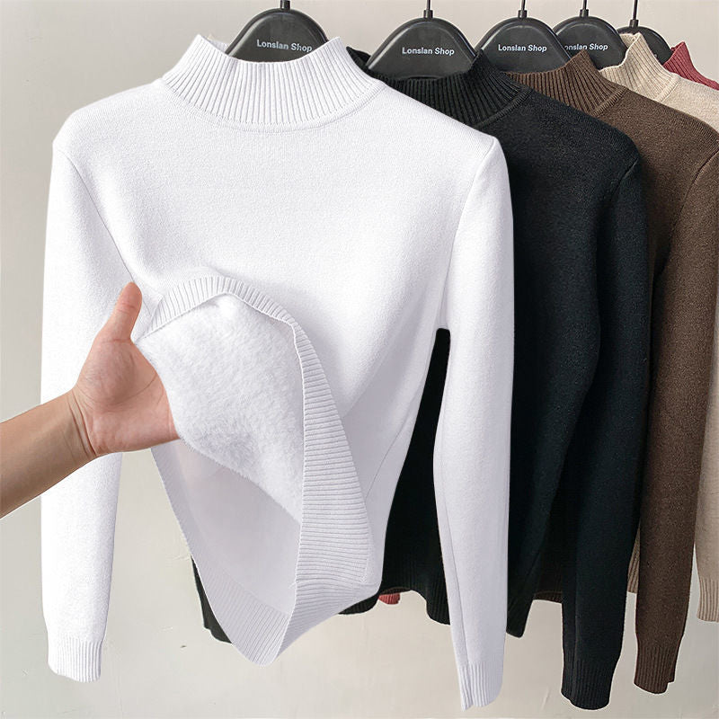 Suéter de cuello alto para mujer Otoño Invierno