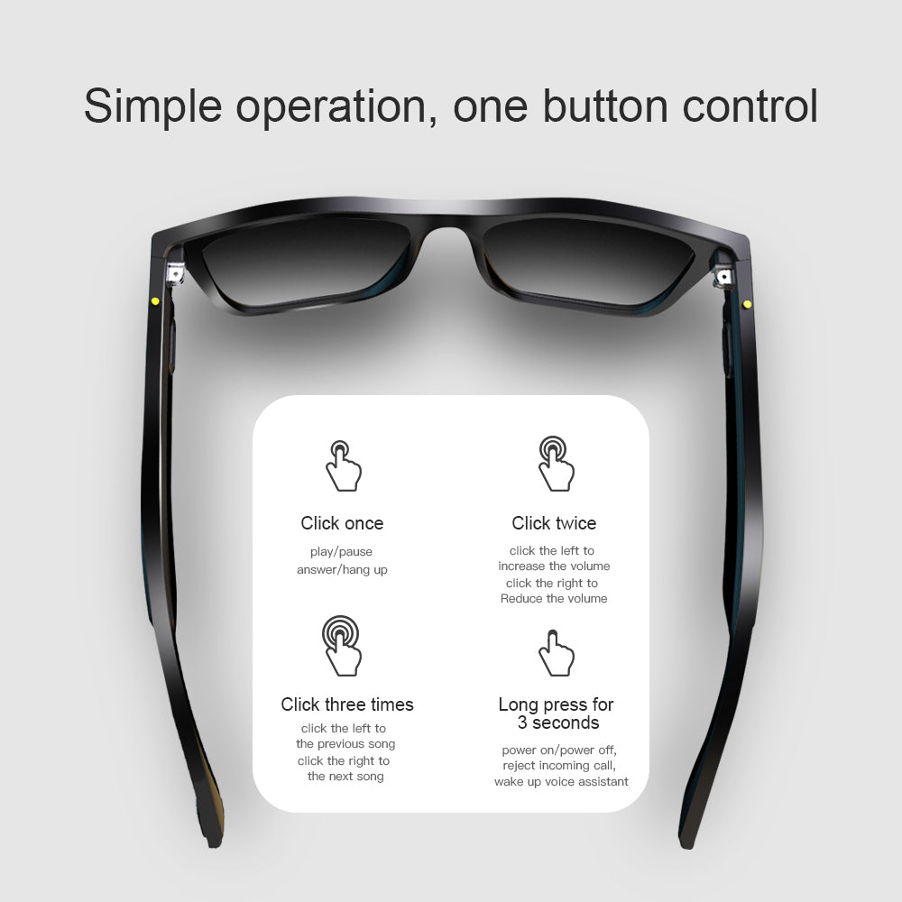 Bluetooth 5.0 Wireless Sunglasses