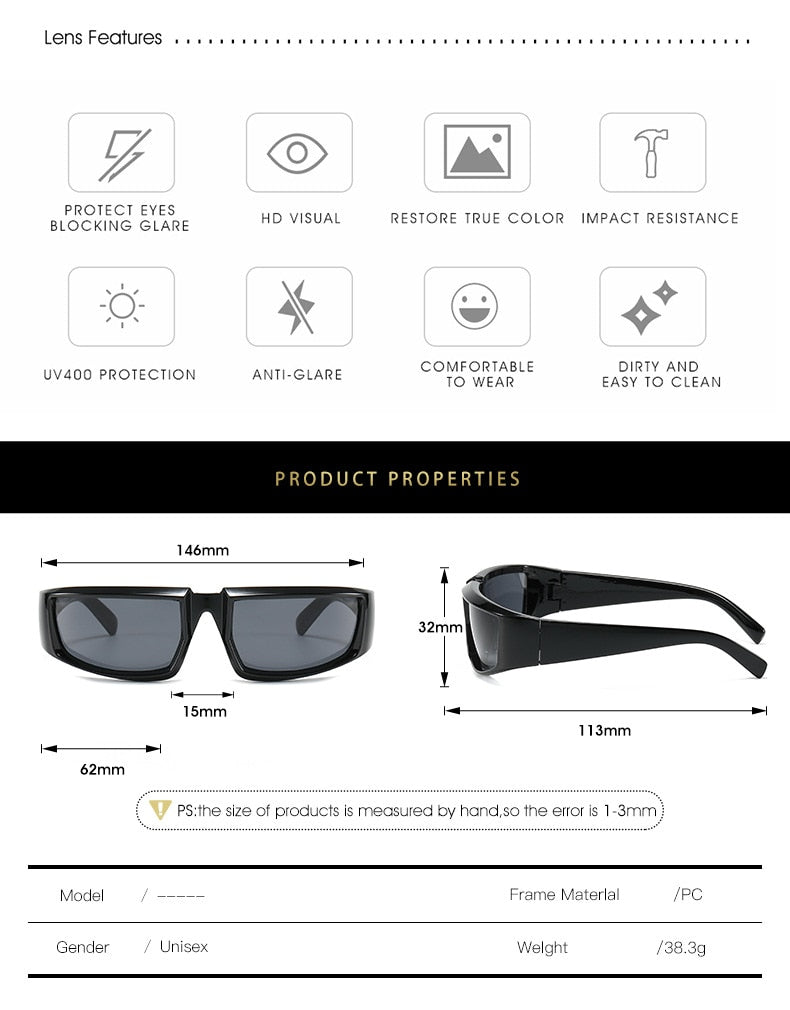 Steampunk Designer Sunglasses by Aura
