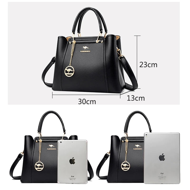 Bolso de mano de cuero australiano
