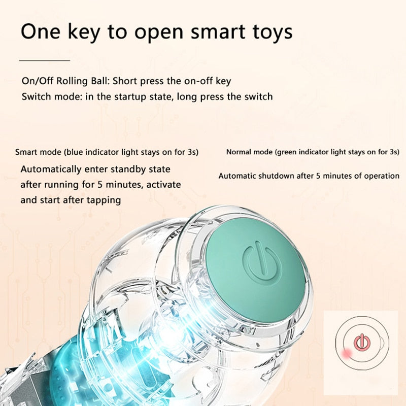 Smart Ball Electric Cat Toy