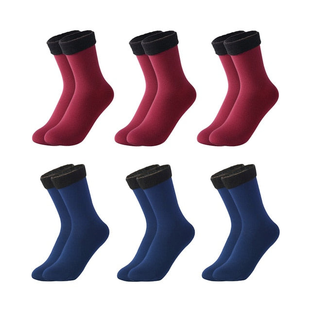 Calcetines cálidos para la nieve