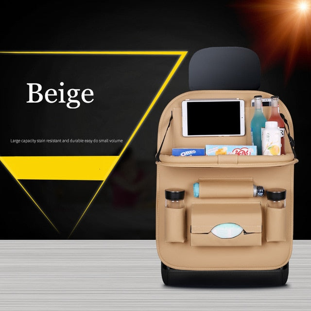 Car Seat Folding Table Organizer