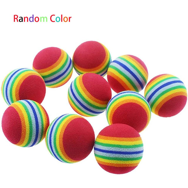 Juguetes para gatos: pluma y pelota interactivas