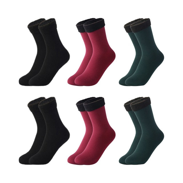 Velvet Snow Socks - 6pair