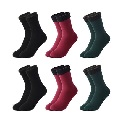 Velvet Snow Socks - 6pair