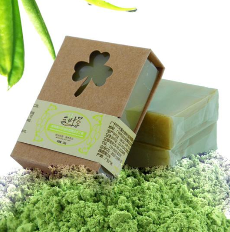 Matcha Green Tea Powder Soap, Whitening, Moisturizing, Acne Cleansing