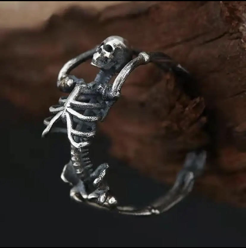 VJ Skeleton Ring