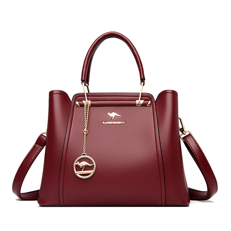 Bolso de mano de cuero australiano