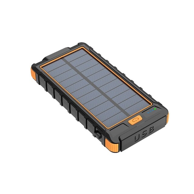 Solar Charger, 20000mAh Portable Outdoor Waterproof Solar Power Bank