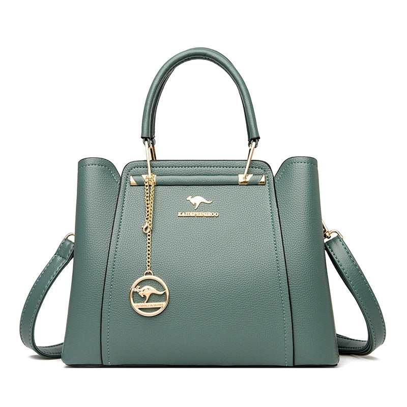 Bolso de mano de cuero australiano