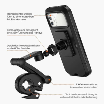 Waterproof Bicycle & Motorcycle Phone Holder