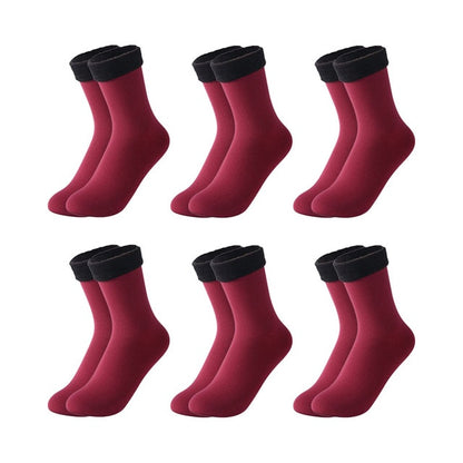 Velvet Snow Socks - 6pair