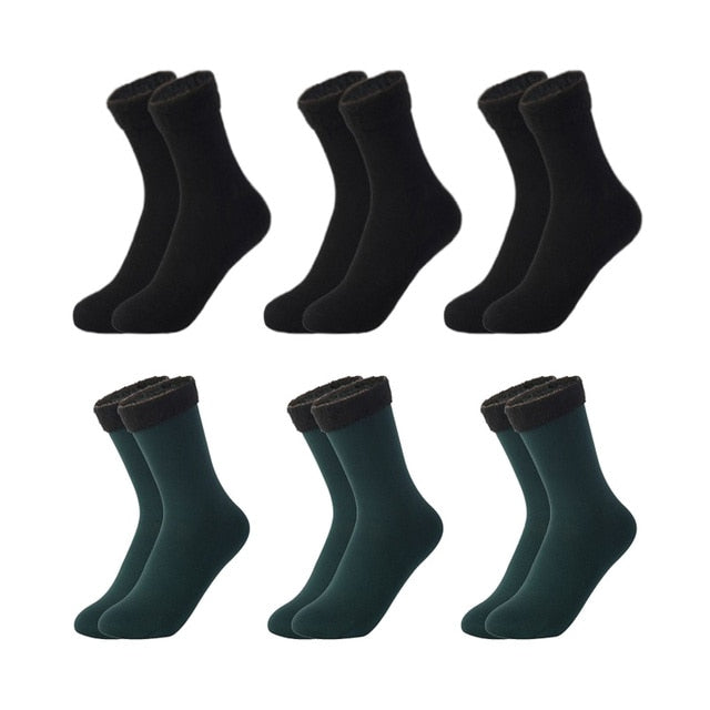Velvet Snow Socks - 6pair