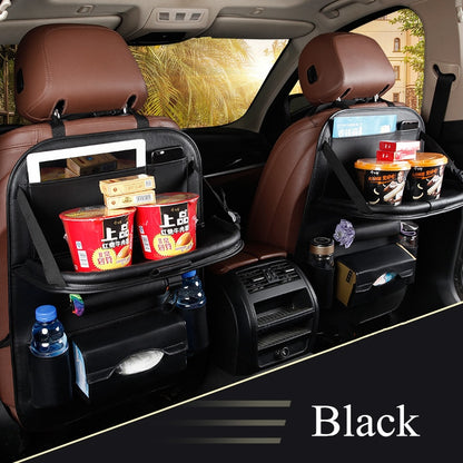 Car Seat Folding Table Organizer