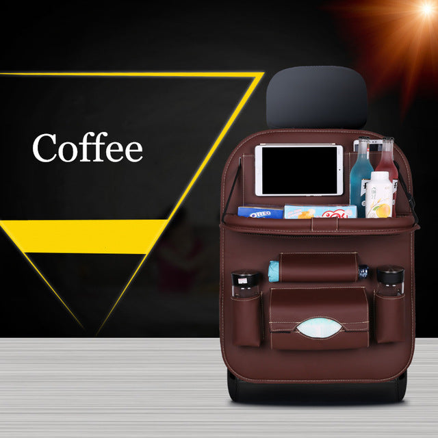 Car Seat Folding Table Organizer