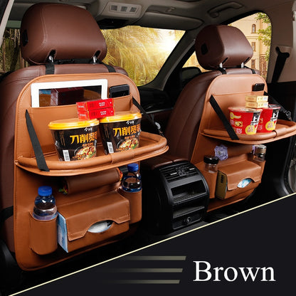 Car Seat Folding Table Organizer