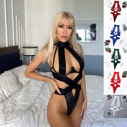 Women's Bandage Black Strap Lingerie