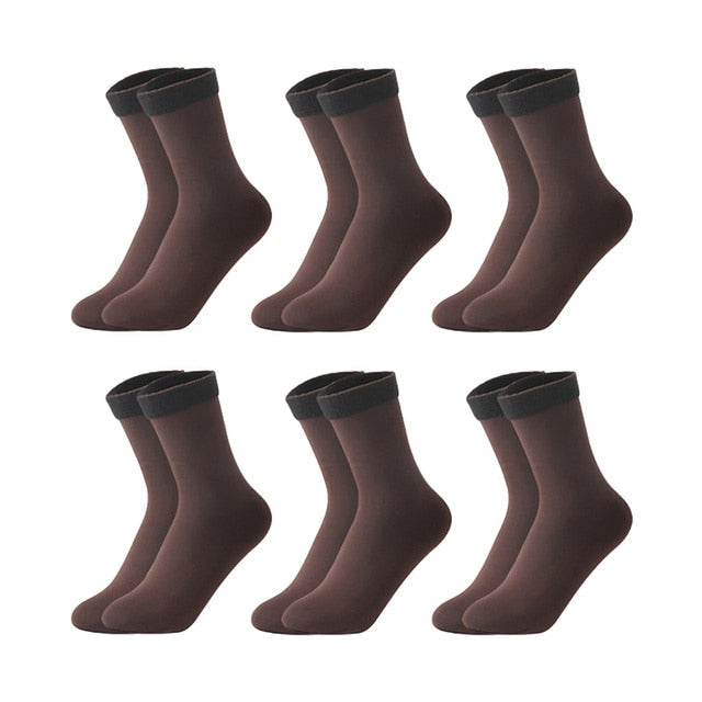 Velvet Snow Socks - 6pair