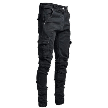 Men's Denim Cargo Jeans