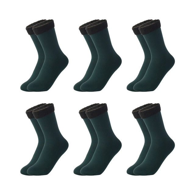 Velvet Snow Socks - 6pair