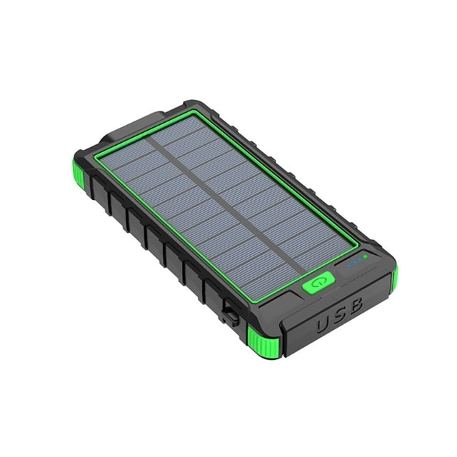 Solar Charger, 20000mAh Portable Outdoor Waterproof Solar Power Bank