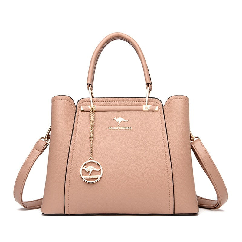 Bolso de mano de cuero australiano