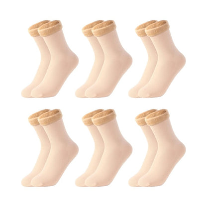 Velvet Snow Socks - 6pair