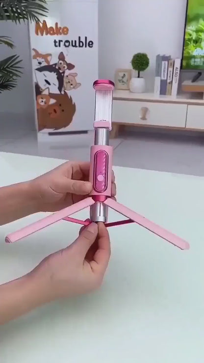 Wireless Bluetooth Selfie Stick Tripod