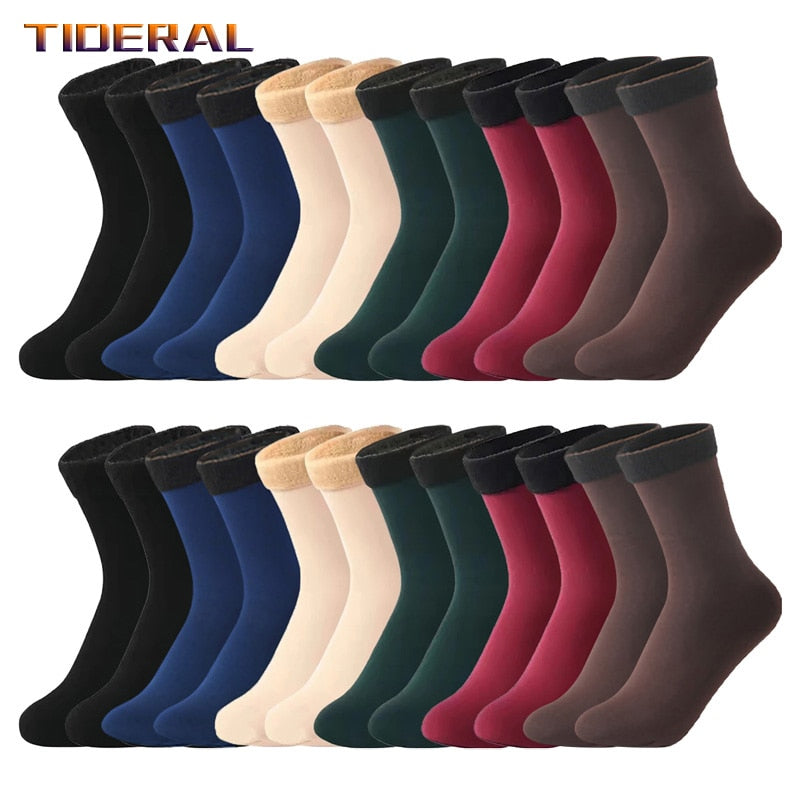 Velvet Snow Socks - 6pair