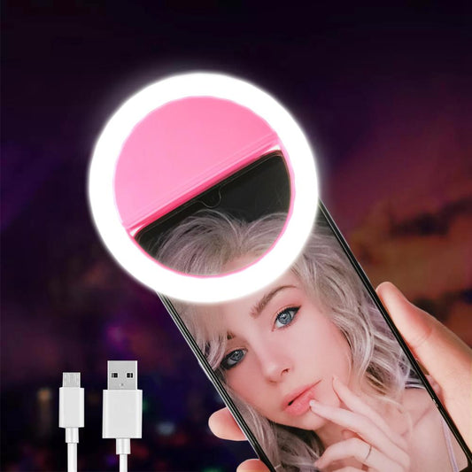Anillo de luz LED para selfies
