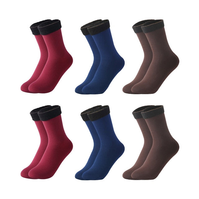 Velvet Snow Socks - 6pair