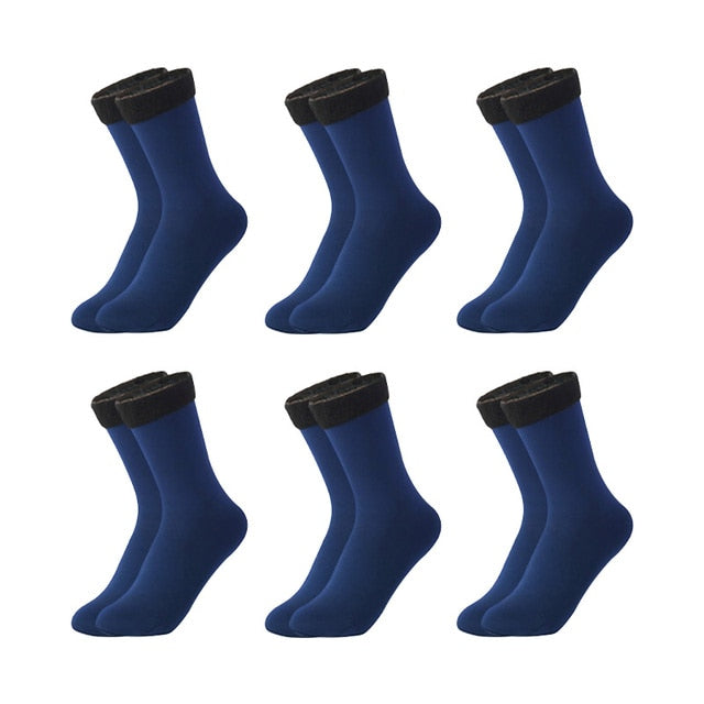 Velvet Snow Socks - 6pair