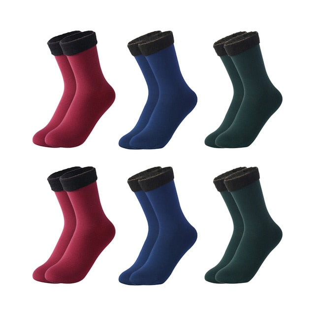 Velvet Snow Socks - 6pair