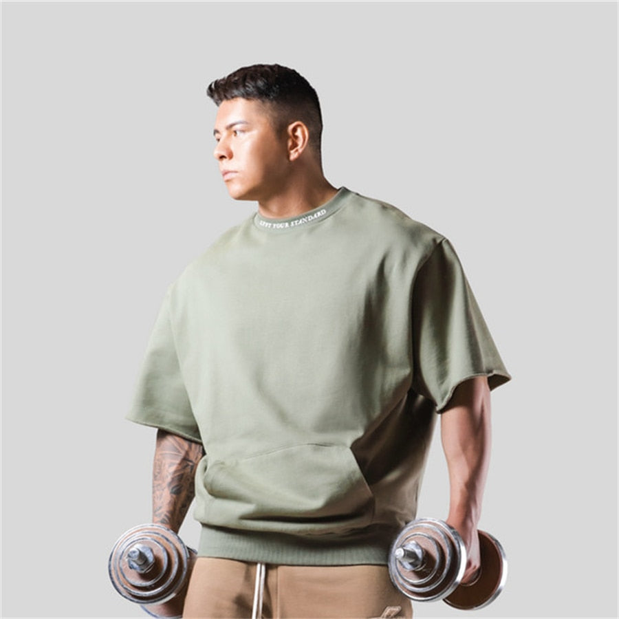 Camiseta holgada de gimnasio y fitness