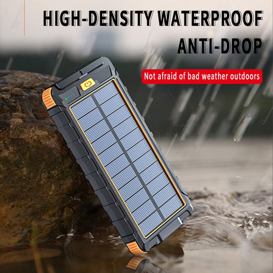 Solar Charger, 20000mAh Portable Outdoor Waterproof Solar Power Bank