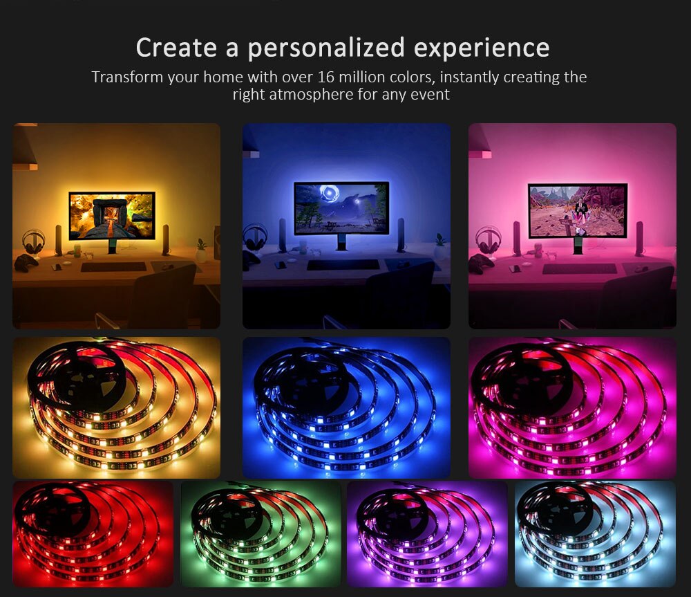 Bluetooth USB LED Strip Light